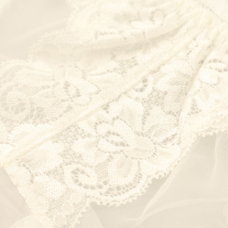 ラ・ポーム エアリーシースルー×ストレッチレース フルバックショーツ 320125