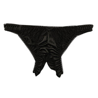 ラ・ポーム スタイリッシュ 股ワレハーフバック 光沢フェリカ×美レース使用 321239