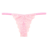 ラ・ポーム 透け感ストレッチレース使用 レディースローライズTバックショーツ 総レースデザインでセクシー＆エレガント 快適フィットで魅力的な美しさ 321241