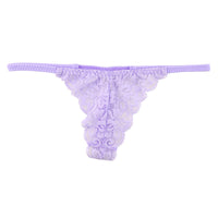 ラ・ポーム 透け感ストレッチレース使用 レディースローライズTバックショーツ 総レースデザインでセクシー＆エレガント 快適フィットで魅力的な美しさ 321241