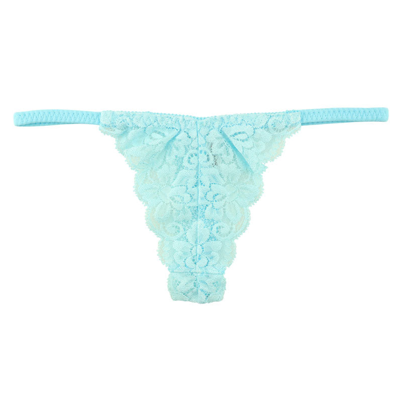 ラ・ポーム 透け感ストレッチレース使用 レディースローライズTバックショーツ 総レースデザインでセクシー＆エレガント 快適フィットで魅力的な美しさ 321241