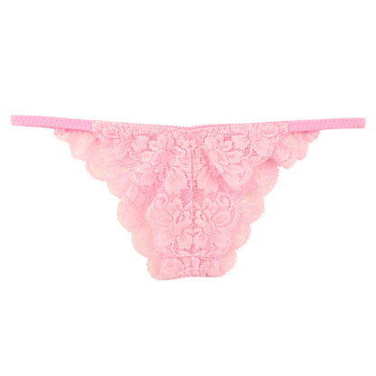La Paum Women's Low-Rise Half-Back Panties with Sheer Stretch Lace. Sexy and elegant with an all-lace design. Comfortable fit for a flattering aesthetic. Product Code: 321242