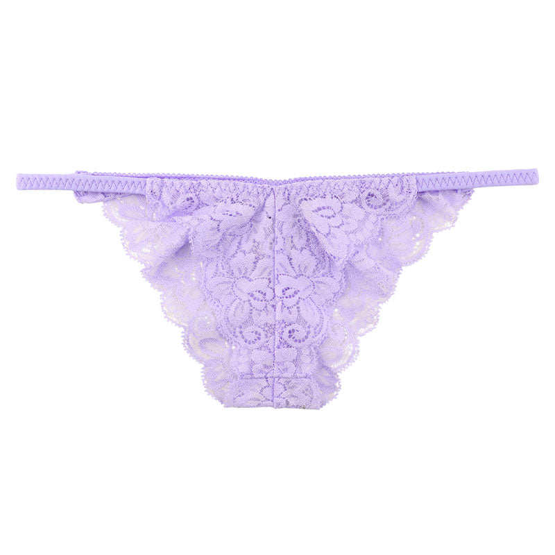 ラ・ポーム 透け感ストレッチレース使用 レディースローライズハーフバックショーツ 総レースデザインでセクシー＆エレガント 快適フィットで魅力的な美しさ 321242