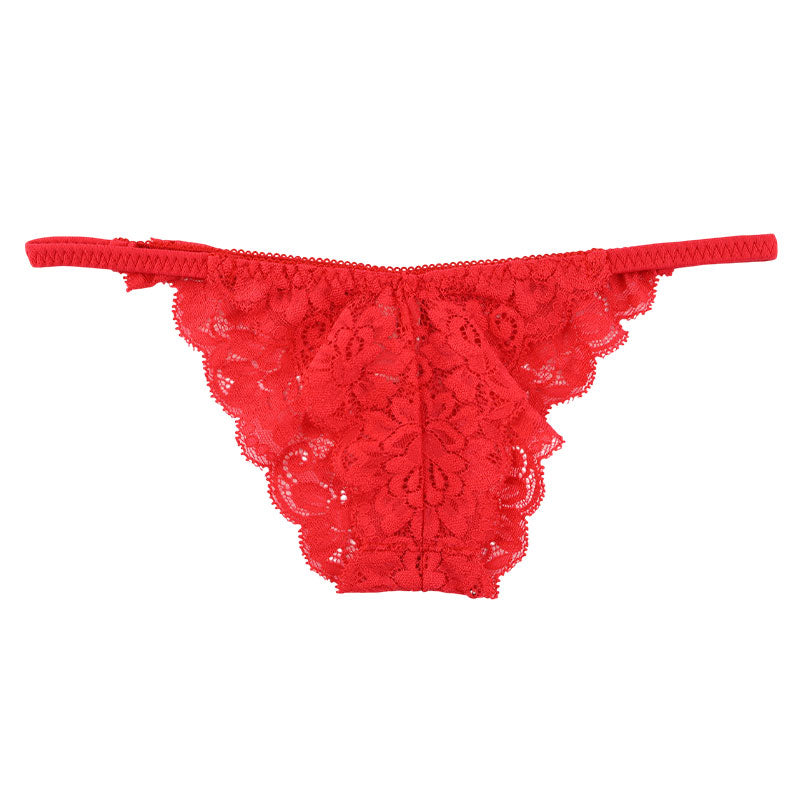 La Paum Women's Low-Rise Half-Back Panties with Sheer Stretch Lace. Sexy and elegant with an all-lace design. Comfortable fit for a flattering aesthetic. Product Code: 321242