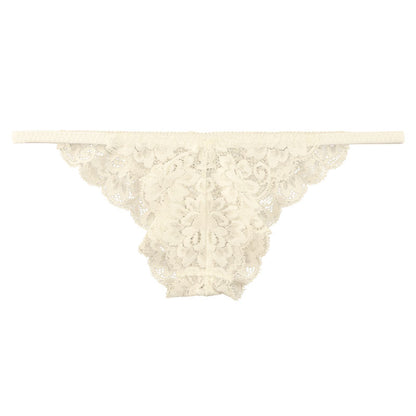 La Paum Women's Low-Rise Half-Back Panties with Sheer Stretch Lace. Sexy and elegant with an all-lace design. Comfortable fit for a flattering aesthetic. Product Code: 321242