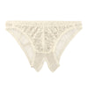 ラ・ポーム 軽やかふんわりフルバックショーツ 股ワレデザイン レース＆シースルー 321248