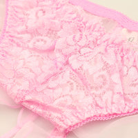 ラ・ポーム 軽やかふんわりフルバックショーツ 股ワレデザイン レース＆シースルー 321248