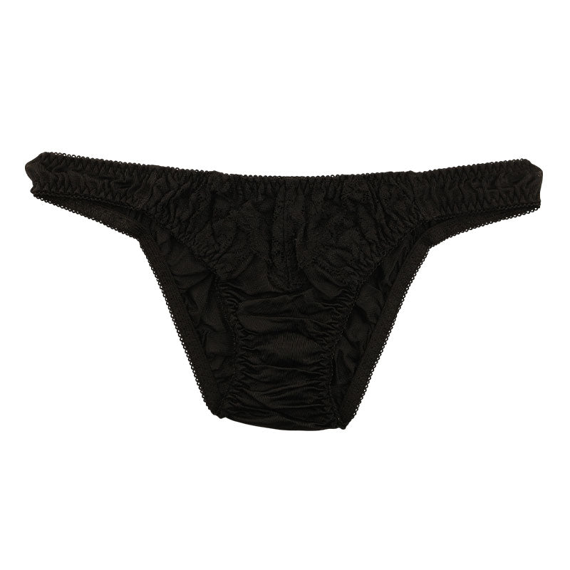 La Paum Women's Airy Sheer Lace Full-Back Shorts, Low-Rise, NHK Fabric, 321252