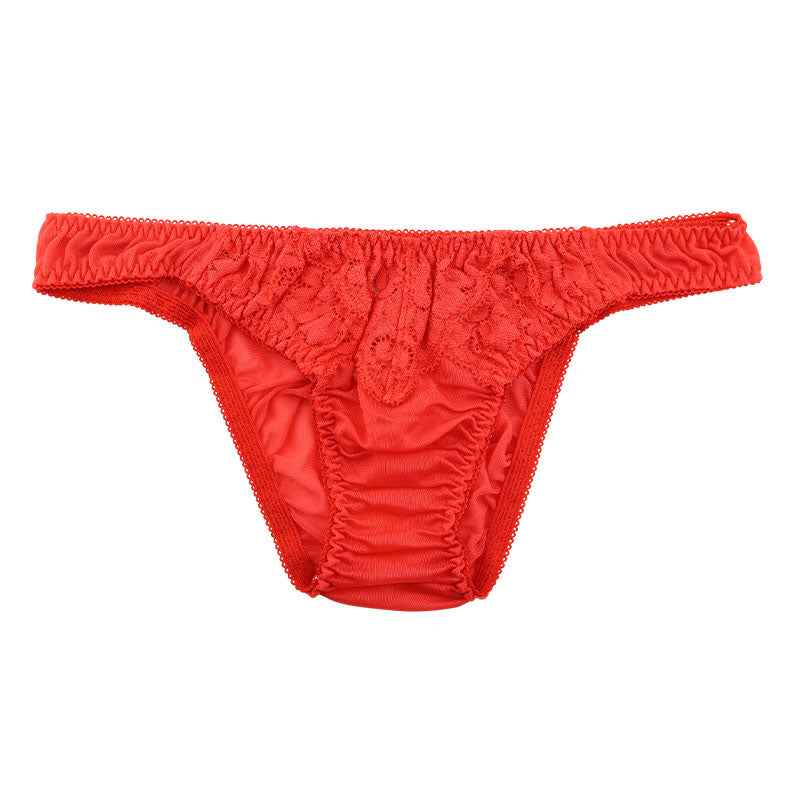 La Paum Women's Airy Sheer Lace Full-Back Shorts, Low-Rise, NHK Fabric, 321252