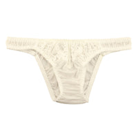 La Paum Women's Airy Sheer Lace Full-Back Shorts, Low-Rise, NHK Fabric, 321252