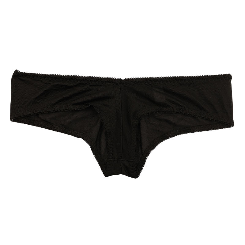 ラ・ポーム エアリーNHK生地 透け感ローライズホットパンツ 321255