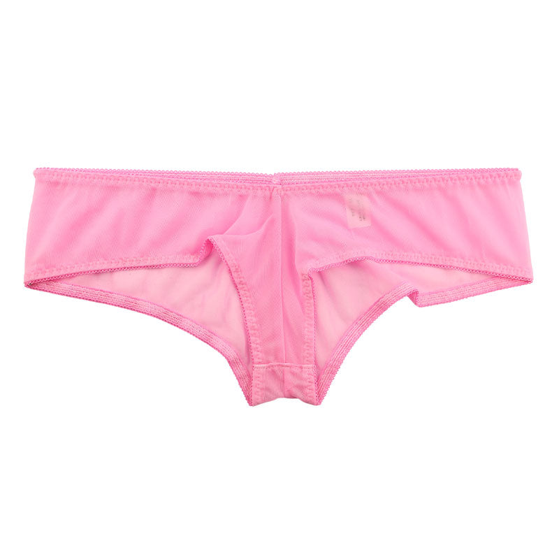 ラ・ポーム エアリーNHK生地 透け感ローライズホットパンツ 321255