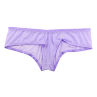 ラ・ポーム エアリーNHK生地 透け感ローライズホットパンツ 321255