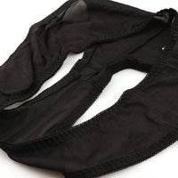 ラ・ポーム エアリーNHK生地 透け感ローライズホットパンツ 321255