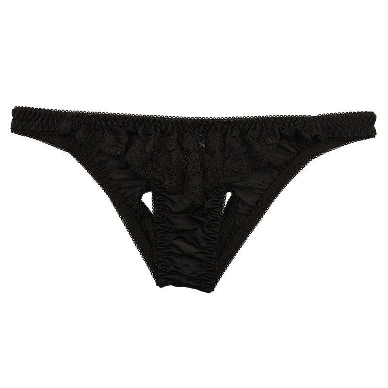 La-Pomme O-back shorts made with soft and lightweight NHK fabric 321270