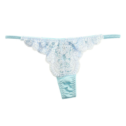 La-Pomme Felica Fabric Beautiful Stretch Lace Side Binder T-back Shorts 322069