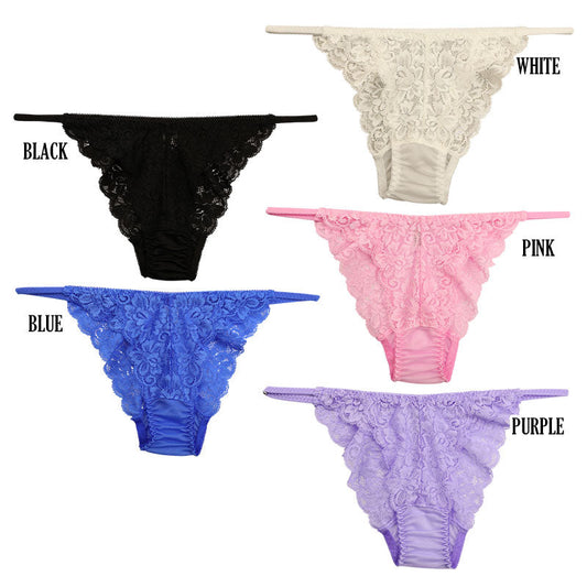La Paume NHK fabric, sheer, beautiful stretch lace, airy see-through full back shorts 322078