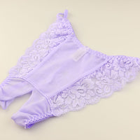 ラ・ポーム 柔らかNHK生地 レディースフルバックランジェリー シースルー透け感 オープンクロッチでセクシー＆エレガント 快適フィット 322084