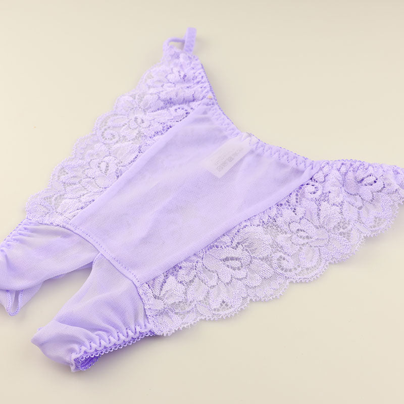 ラ・ポーム 柔らかNHK生地 レディースフルバックランジェリー シースルー透け感 オープンクロッチでセクシー＆エレガント 快適フィット 322084