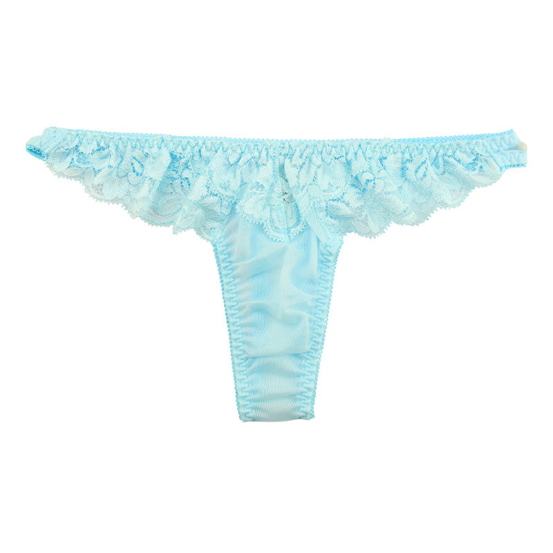 ラ・ポーム 柔らかNHK生地 Tバックショーツ レース使用 エレガントデザイン 322091