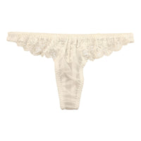 ラ・ポーム 柔らかNHK生地 Tバックショーツ レース使用 エレガントデザイン 322091