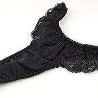 ラ・ポーム 柔らかNHK生地 Tバックショーツ レース使用 エレガントデザイン 322091