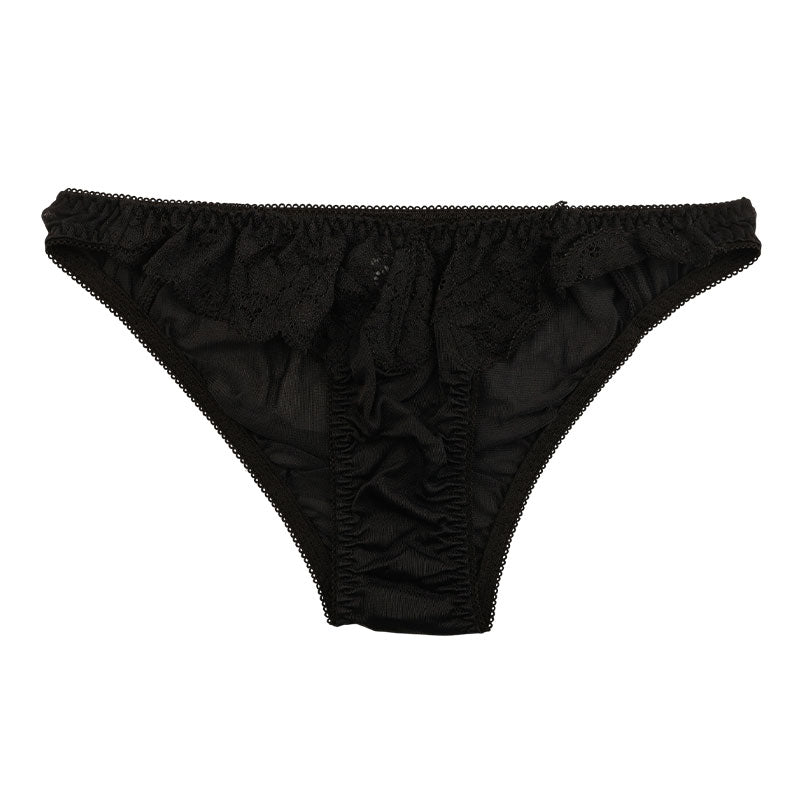 ラ・ポーム 柔らかNHK生地 フルバックショーツ レース使用 エレガントデザイン 322092