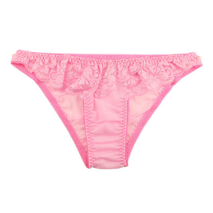 La Paum Soft NHK Fabric Full-Back Shorts with Lace Detailing and Elegant Design (Product Number: 322092)