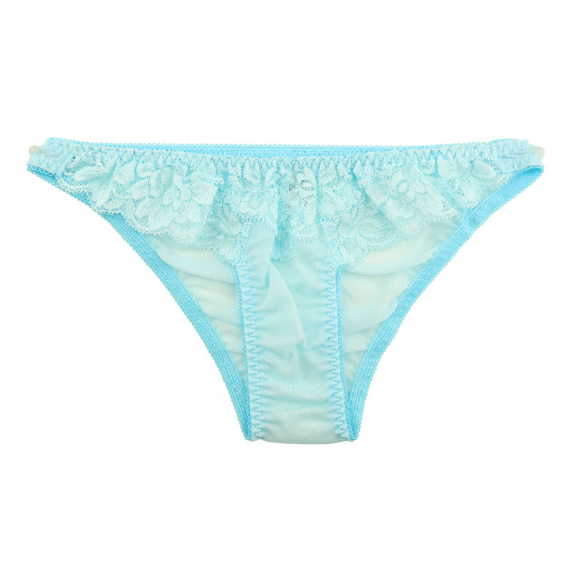ラ・ポーム 柔らかNHK生地 フルバックショーツ レース使用 エレガントデザイン 322092
