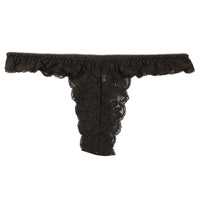 ラ・ポーム ストレッチレースTバックショーツ 透け感×フィット感 女性らしさ引き立つ浅めタイプ ランジェリー 323003