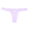 ラ・ポーム ストレッチレースTバックショーツ 透け感×フィット感 女性らしさ引き立つ浅めタイプ ランジェリー 323003