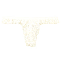 ラ・ポーム ストレッチレースTバックショーツ 透け感×フィット感 女性らしさ引き立つ浅めタイプ ランジェリー 323003