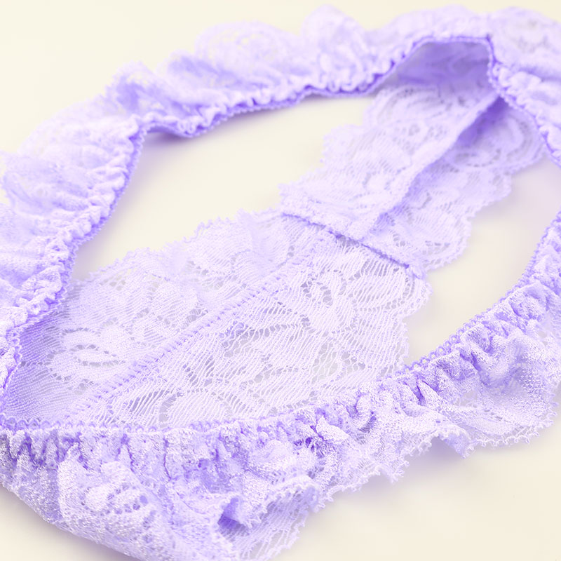 ラ・ポーム ストレッチレースTバックショーツ 透け感×フィット感 女性らしさ引き立つ浅めタイプ ランジェリー 323003