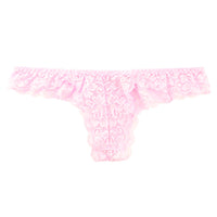 ラ・ポーム ストレッチレースハーフバックショーツ 透け感×フィット感 女性らしさ引き立つ浅めタイプ ランジェリー 323004