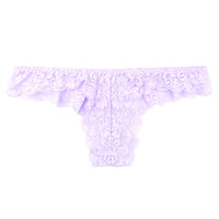 ラ・ポーム ストレッチレースハーフバックショーツ 透け感×フィット感 女性らしさ引き立つ浅めタイプ ランジェリー 323004