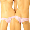 ラ・ポーム ストレッチレースハーフバックショーツ 透け感×フィット感 女性らしさ引き立つ浅めタイプ ランジェリー 323004