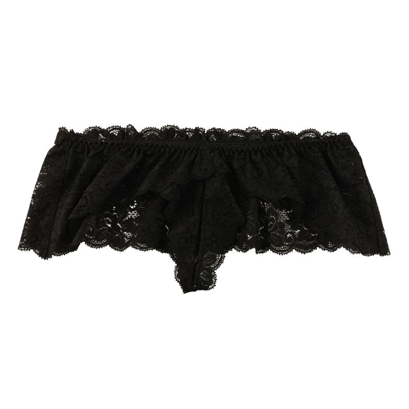 ラ・ポーム ゴージャス総レース Gストリング スカートデザイン セクシーショーツ 323005