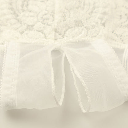 La-Pomme 20 Half Fabric Lace Crotch Split Full Back Lingerie 324002