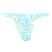 La Paum T-back Panties, SSS Fabric, Stretch Lace, Thin, Sheer, with Secret Pocket, 324003