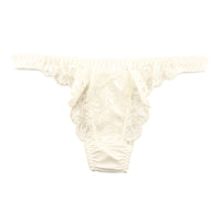 La Paum T-back Panties, SSS Fabric, Stretch Lace, Thin, Sheer, with Secret Pocket, 324003