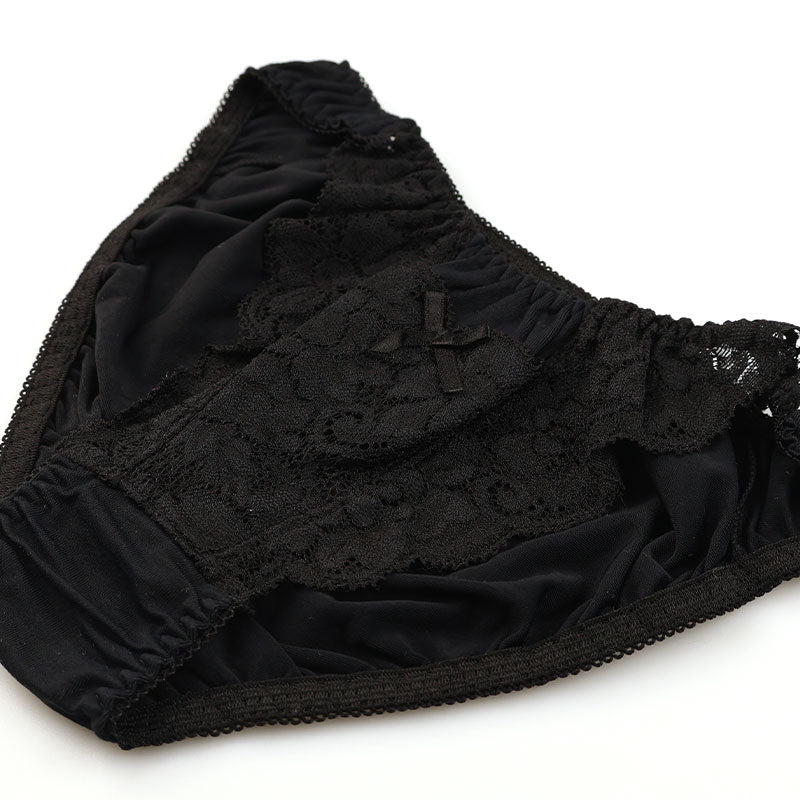 La Paum Full-Back Shorts, SSS Fabric, Stretch Lace, Thin, Sheer, with Secret Pocket, Product Number: 324004