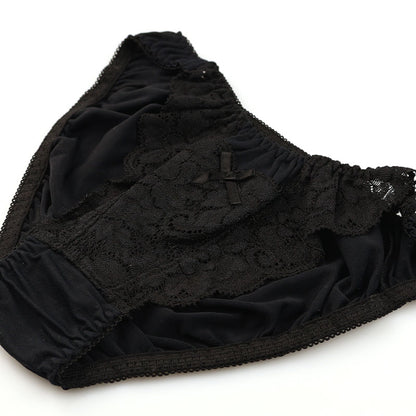 La Paum Full-Back Shorts, SSS Fabric, Stretch Lace, Thin, Sheer, with Secret Pocket, Product Number: 324004