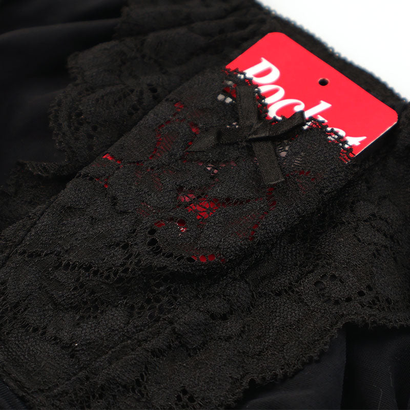 La Paum Full-Back Shorts, SSS Fabric, Stretch Lace, Thin, Sheer, with Secret Pocket, Product Number: 324004