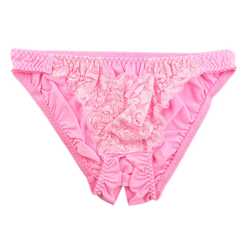 ラ・ポーム 【セクシーフルバック】SSS生地×ストレッチレース使用｜透け感＆オープンクロッチ＋収納用ポケット付き 324006