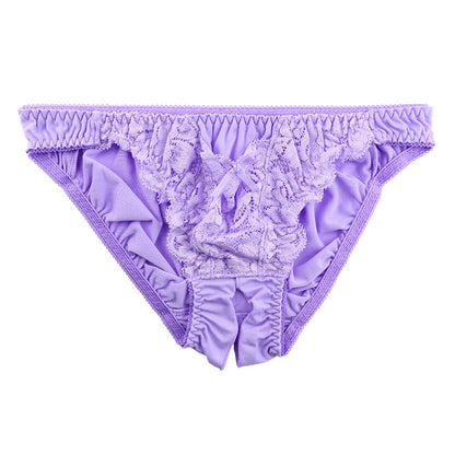 ラ・ポーム 【セクシーフルバック】SSS生地×ストレッチレース使用｜透け感＆オープンクロッチ＋収納用ポケット付き 324006