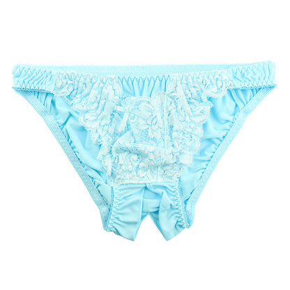 ラ・ポーム 【セクシーフルバック】SSS生地×ストレッチレース使用｜透け感＆オープンクロッチ＋収納用ポケット付き 324006