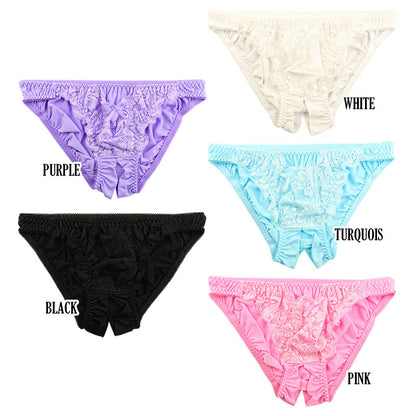 ラ・ポーム 【セクシーフルバック】SSS生地×ストレッチレース使用｜透け感＆オープンクロッチ＋収納用ポケット付き 324006