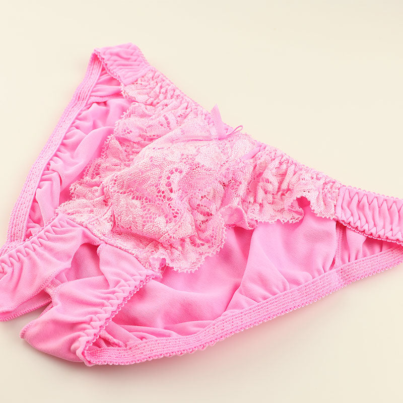 ラ・ポーム 【セクシーフルバック】SSS生地×ストレッチレース使用｜透け感＆オープンクロッチ＋収納用ポケット付き 324006