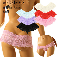 La Paume Stretch Lace All-Lace G-String Shorts 325001