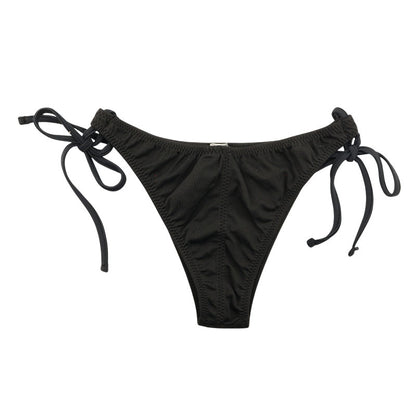 La-Pomme MFS Fabric Half-Back Shorts with Side String Design for a Soft Fit 419034